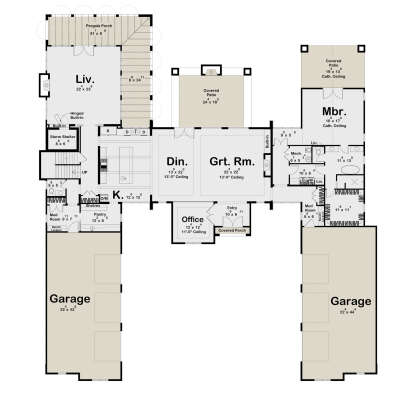 Main Floor  for House Plan #963-01191