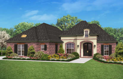 Country House Plan #041-00032 Elevation Photo