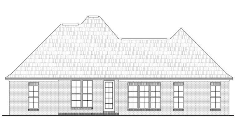 Country House Plan #041-00032 Elevation Photo