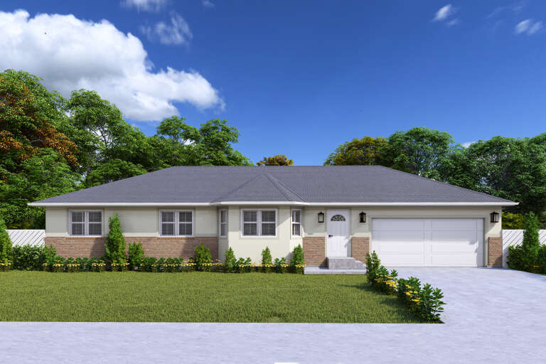 House Plan House Plan #34252 Front Elevation