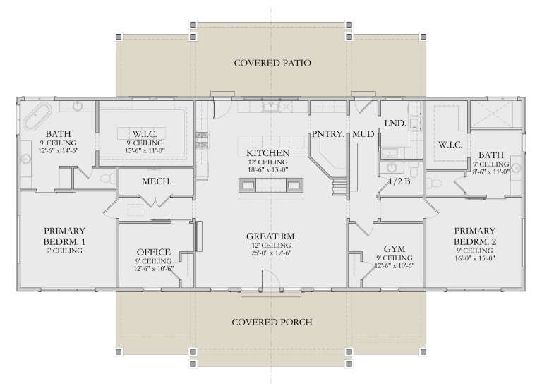 House Plan House Plan #34256 Drawing 1