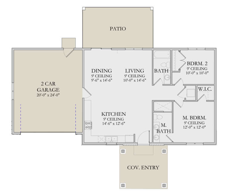 House Plan House Plan #34258 Drawing 1