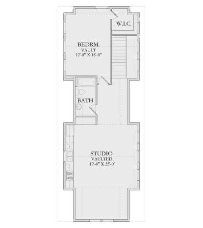 Second Floor for House Plan #6422-00136