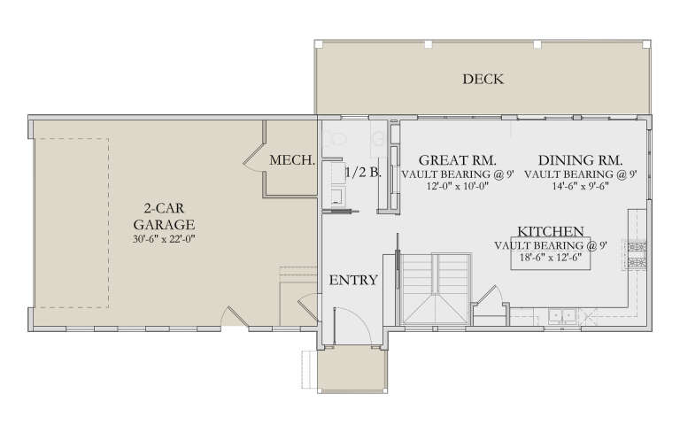 House Plan House Plan #34262 Drawing 1