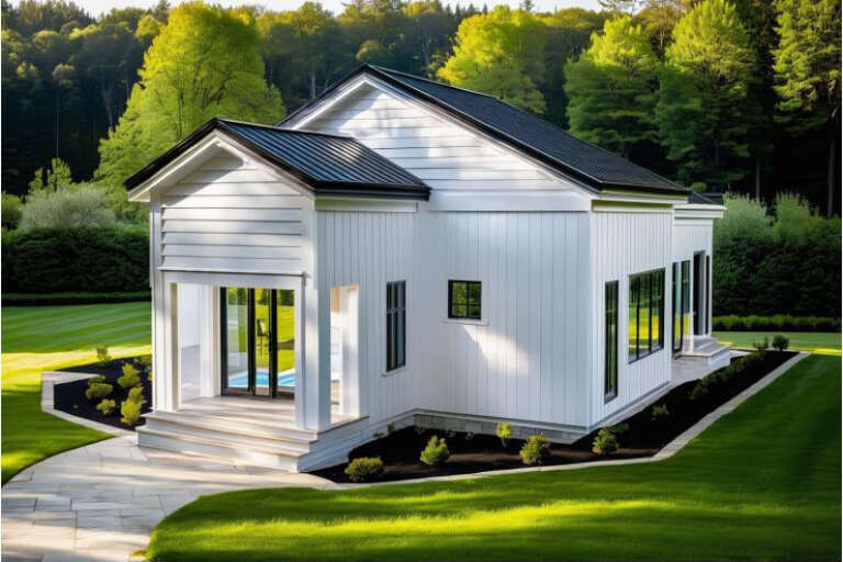 House Plan House Plan #34263 Angled Front Elevation