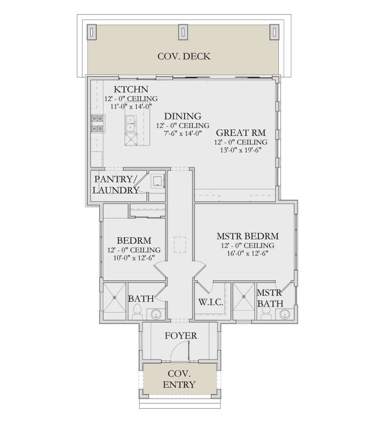 House Plan House Plan #34263 Drawing 1