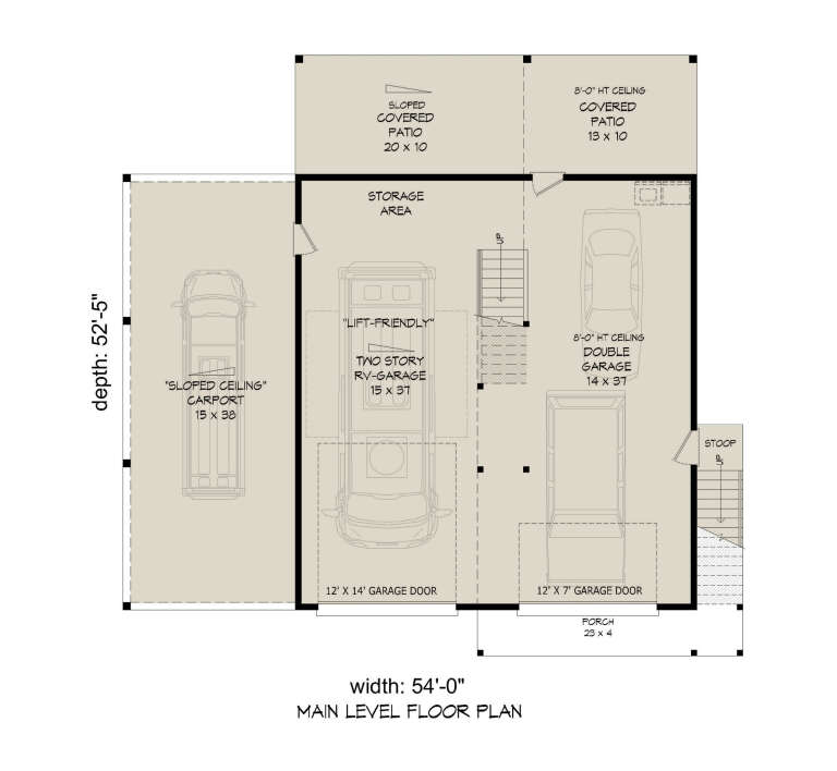 House Plan House Plan #34266 Drawing 1
