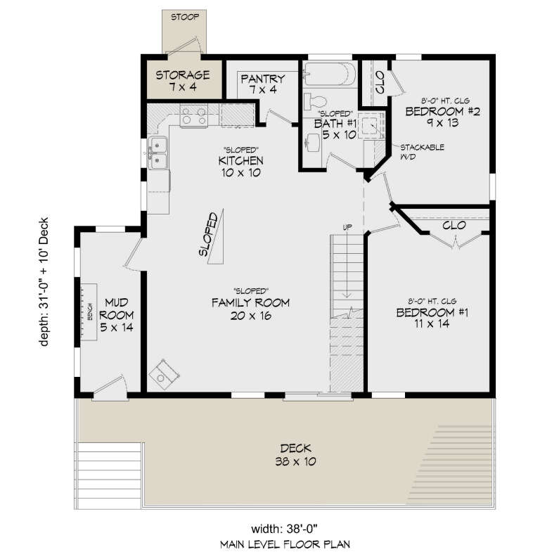 House Plan House Plan #34267 Drawing 1