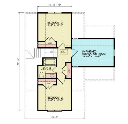 Second Floor for House Plan #699-00482