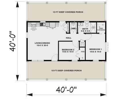 Main Floor  for House Plan #1776-00168