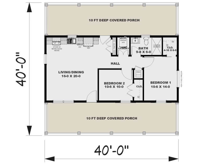 House Plan House Plan #34272 Drawing 1