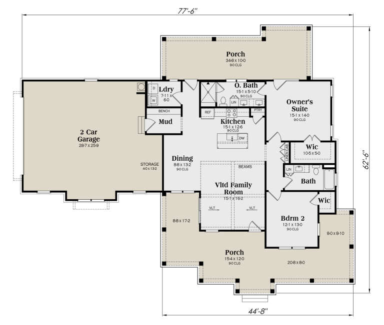 House Plan House Plan #34275 Drawing 1
