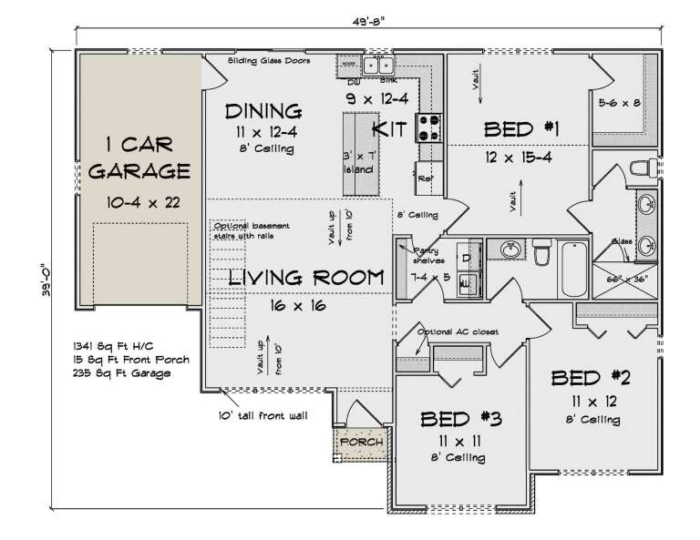 House Plan House Plan #34277 Drawing 1