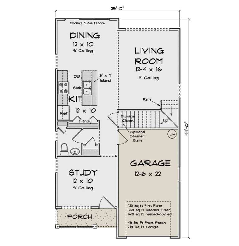 House Plan House Plan #34278 Drawing 1