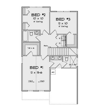 Second Floor for House Plan #4848-00510