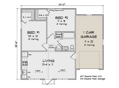 Main Floor  for House Plan #4848-00511