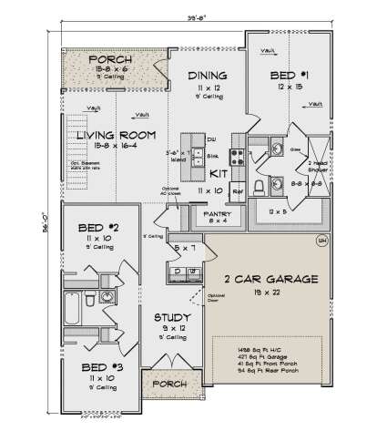 Main Floor  for House Plan #4848-00512