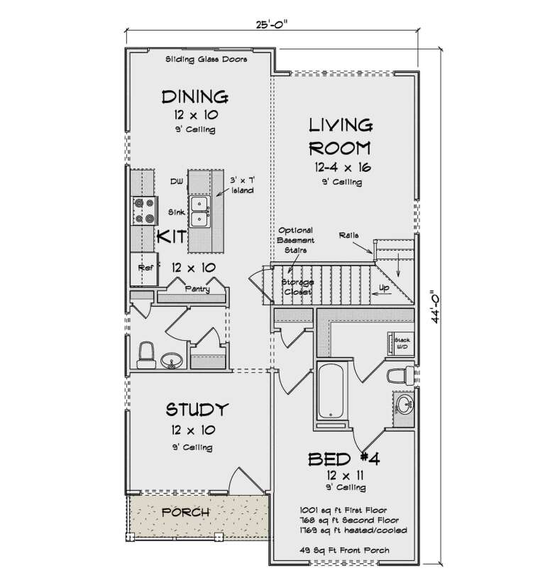 House Plan House Plan #34281 Drawing 1