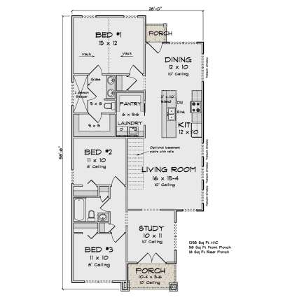 Main Floor  for House Plan #4848-00514
