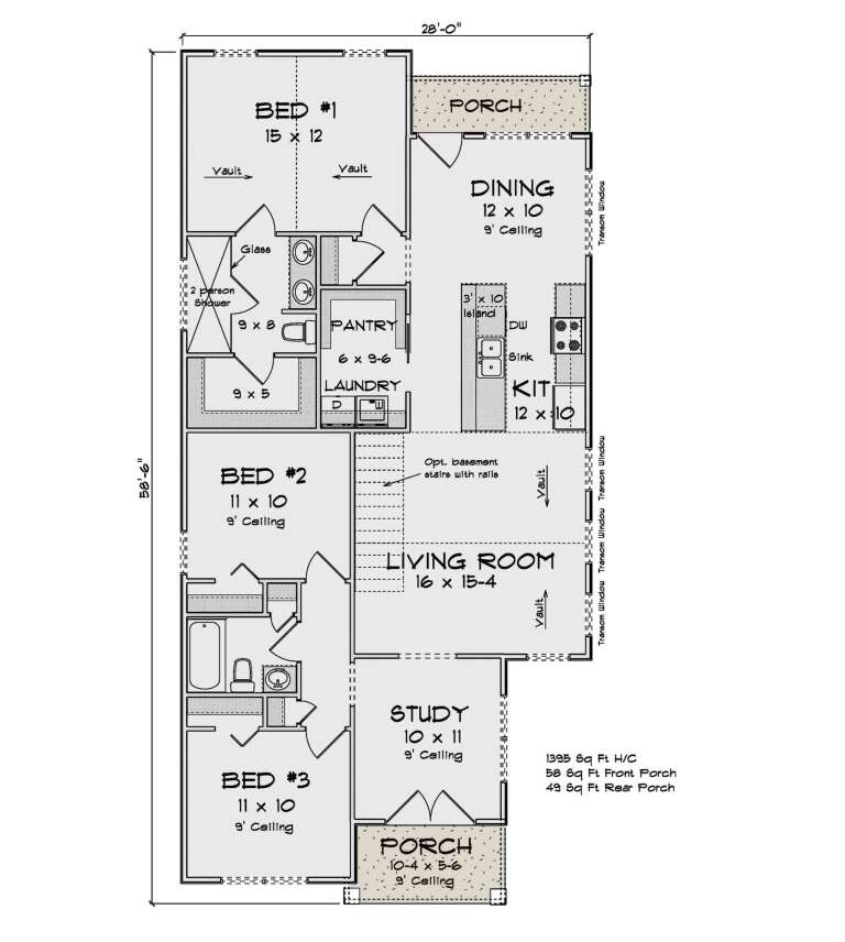 House Plan House Plan #34283 Drawing 1