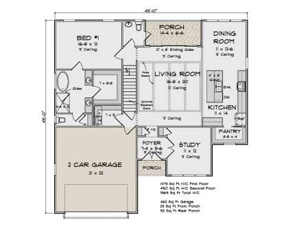 Main Floor  for House Plan #4848-00517