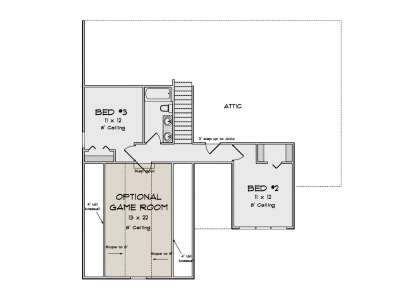 Second Floor for House Plan #4848-00517