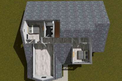 Overhead Second Floor for House Plan #4848-00517