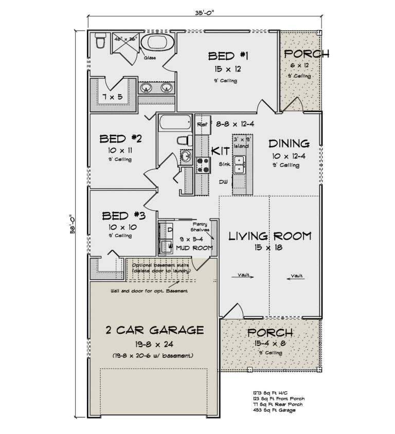 House Plan House Plan #34286 Drawing 1