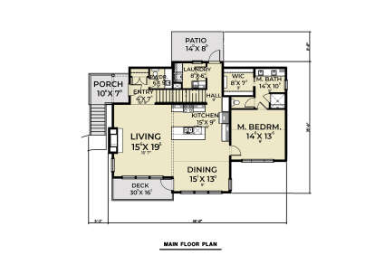 Main Floor for House Plan #2464-00210