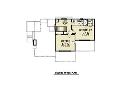 Second Floor for House Plan #2464-00210