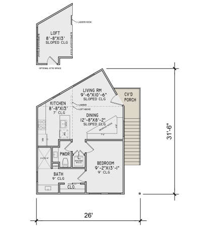 Second Floor for House Plan #9480-00011
