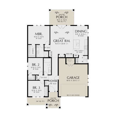 Main Floor  for House Plan #2559-01100