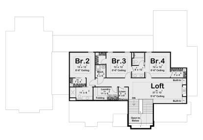 Second Floor for House Plan #963-01193