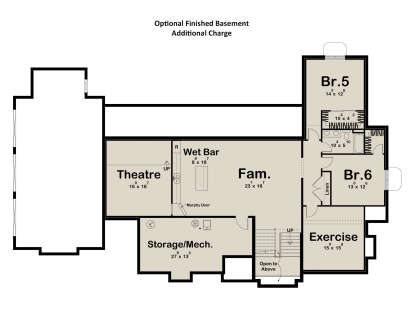 Basement for House Plan #963-01193