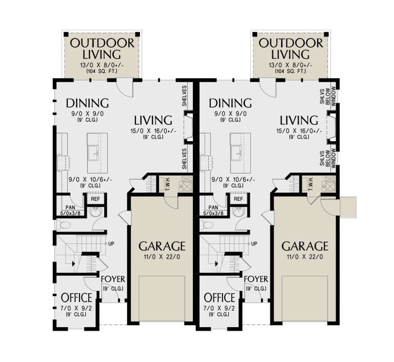 House Plan House Plan #34297 Drawing 1