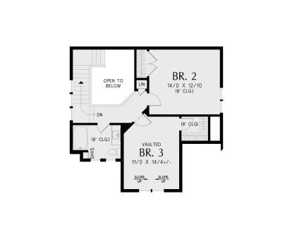 Second Floor for House Plan #2559-01103
