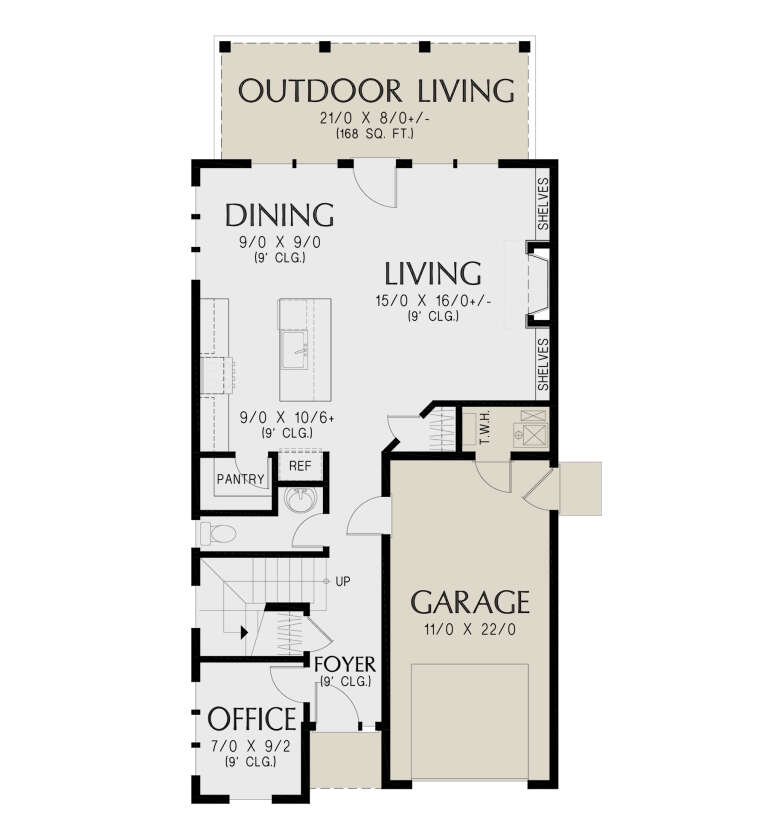House Plan House Plan #34299 Drawing 1