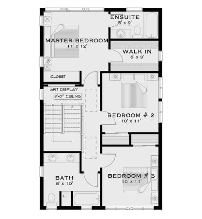 Second Floor for House Plan #5984-00039