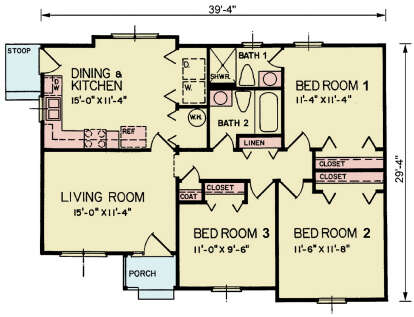 Main Floor  for House Plan #699-00483
