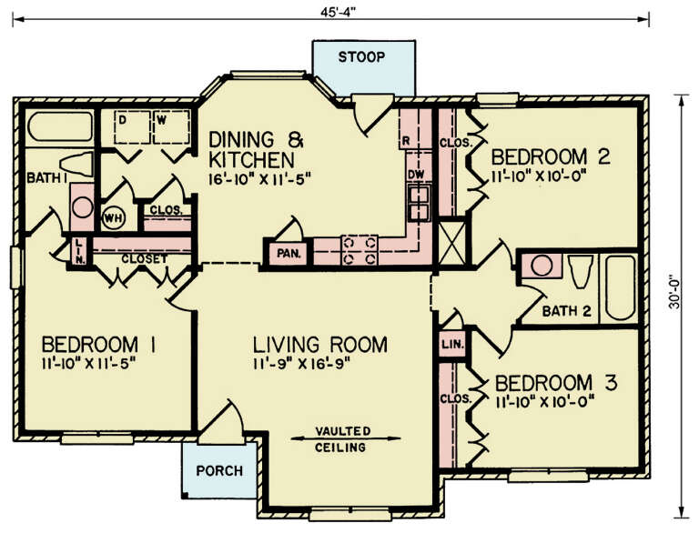 House Plan House Plan #34307 Drawing 1