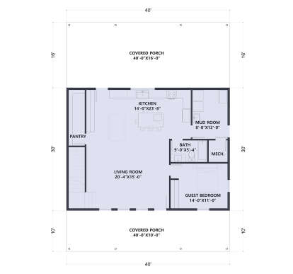 Main Floor  for House Plan #625-00045