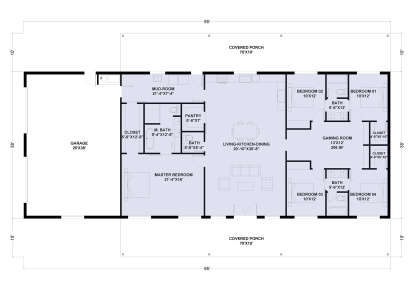 Main Floor  for House Plan #625-00046