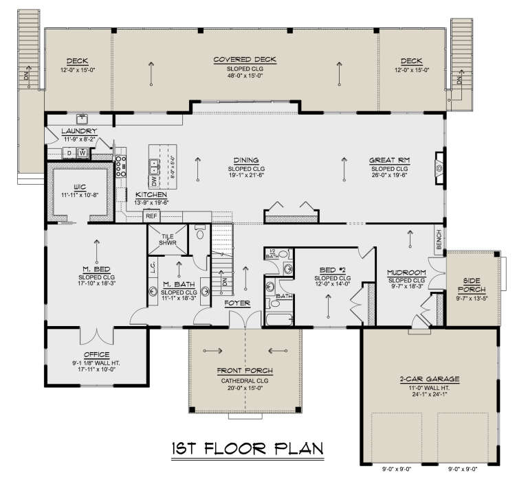 House Plan House Plan #34314 Drawing 1