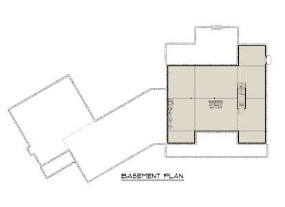 Basement for House Plan #5032-00389