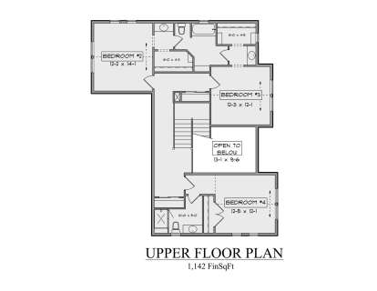 Second Floor for House Plan #5631-00278