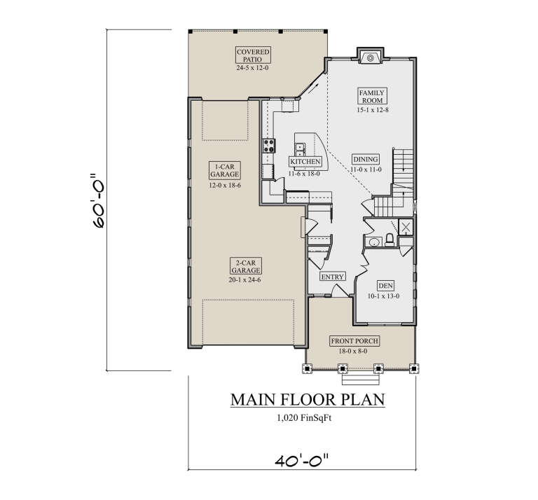 House Plan House Plan #34322 Drawing 1
