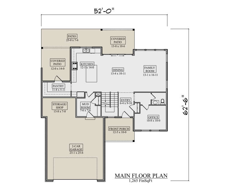 House Plan House Plan #34323 Drawing 1