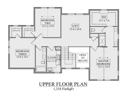 Second Floor for House Plan #5631-00281
