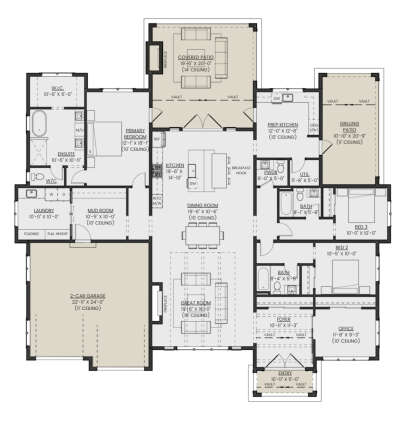 Main Floor  for House Plan #2452-00019