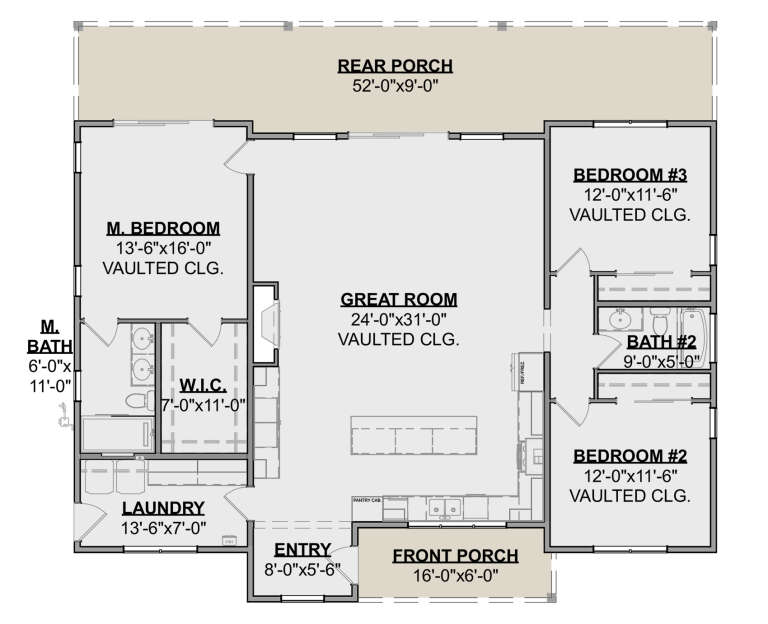 House Plan House Plan #34327 Drawing 1